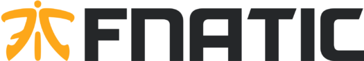 Logo FNATIC z czarnym tekstem