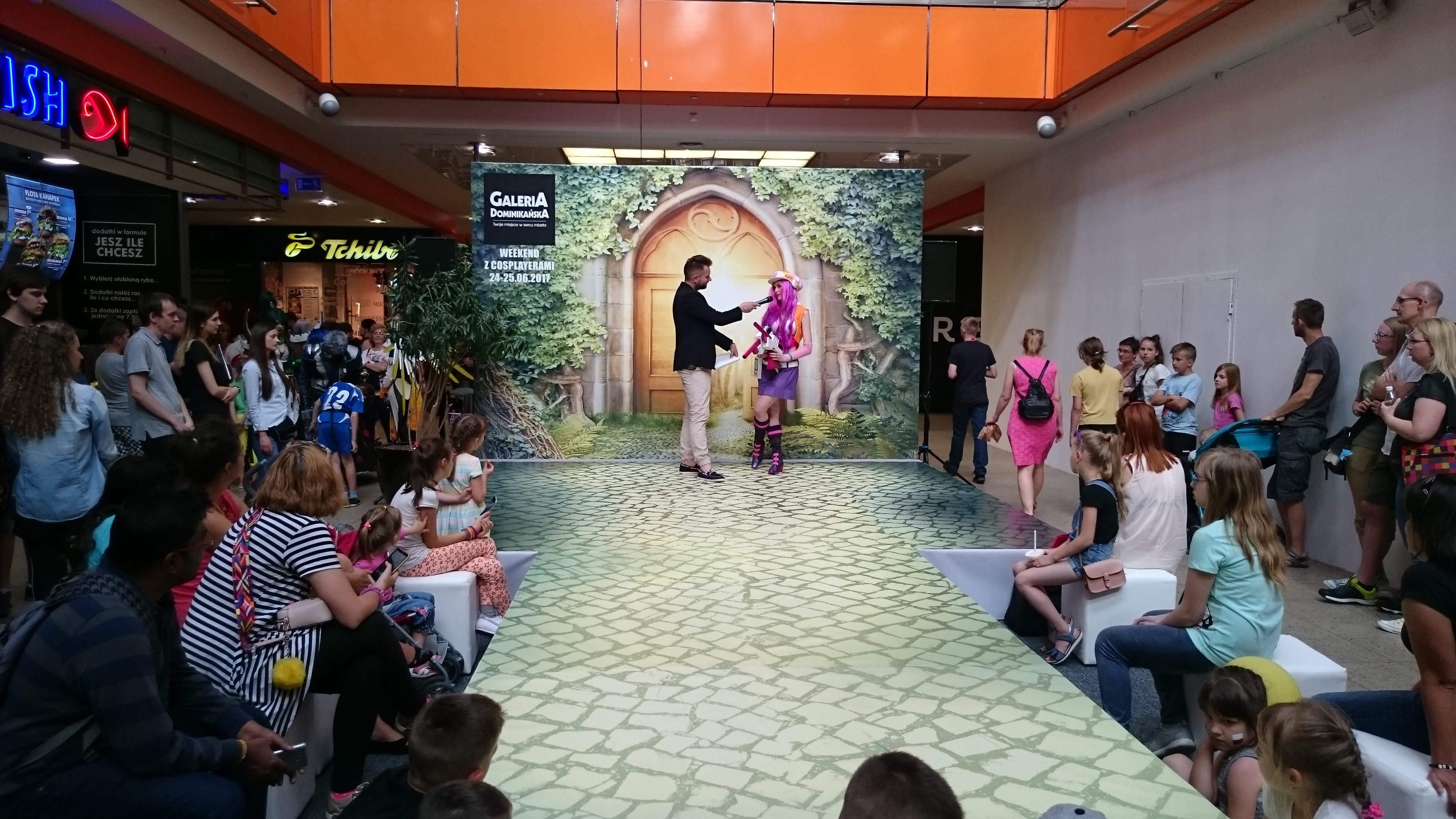 Wywiad z Marrudą podczas weekendu z cosplayerami w Galerii Dominikańskiej we Wrocławiu