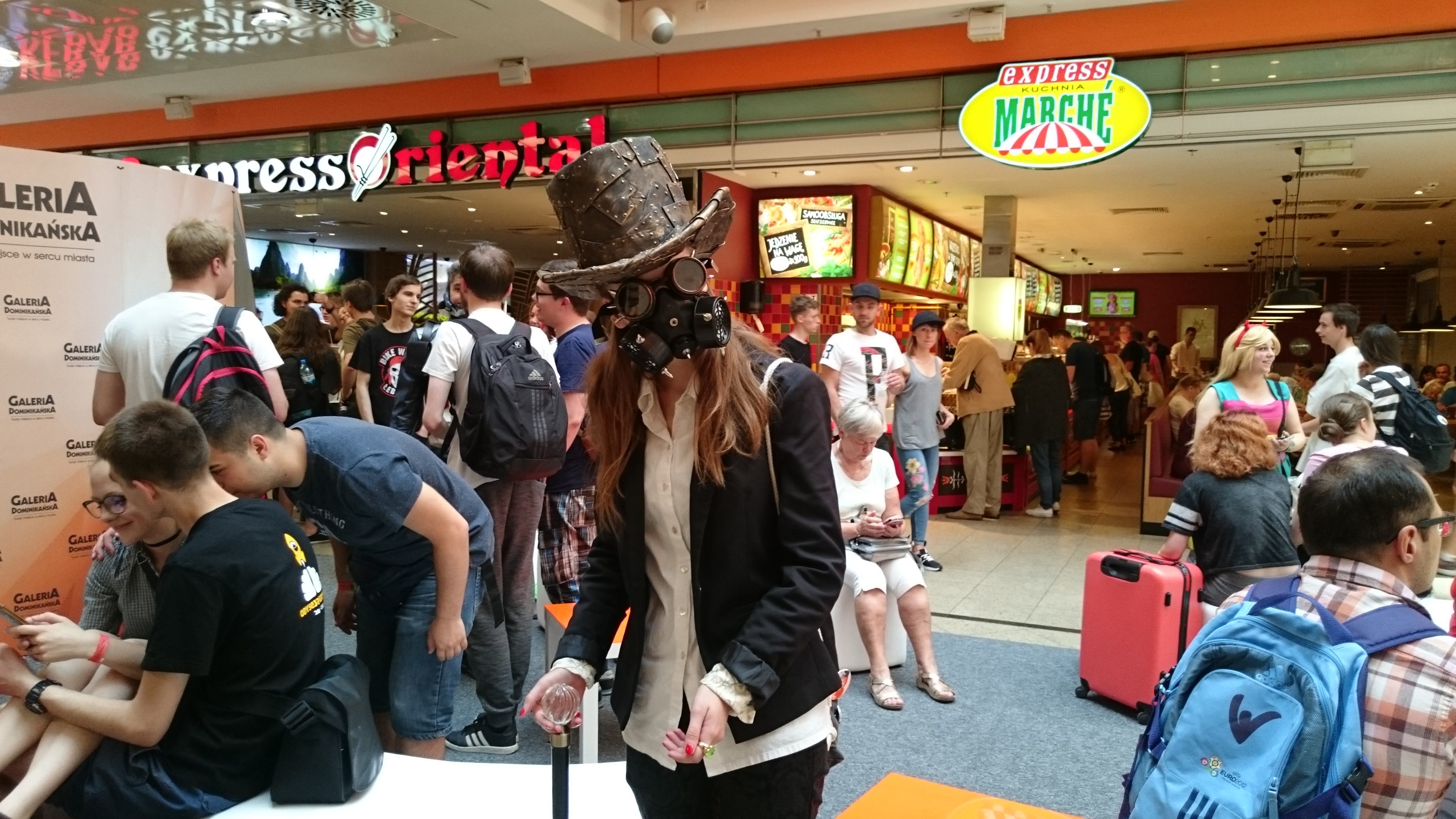 Cosplay podczas weekendu w cosplayerami w Galerii Dominikańskiej we Wrocławiu