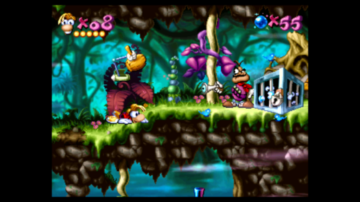 Przykładowy zrzut ekranu z gry Rayman