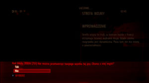 Ekran informujący o braku możliwości przetworzenia wyniku dla gry Killzone 3