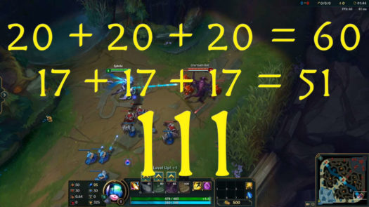 Potencjalny zysk za pierwszą falę w League of Legends - last hit na 100%