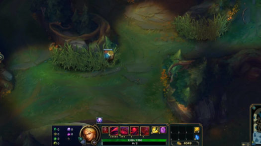Często niezauważany totem w dżungli w grze League of Legends